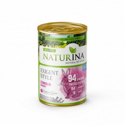 Naturina Exigent Style z zajcem 400g