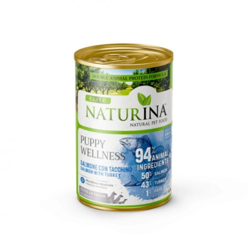 Naturina Puppy losos in puran 400g