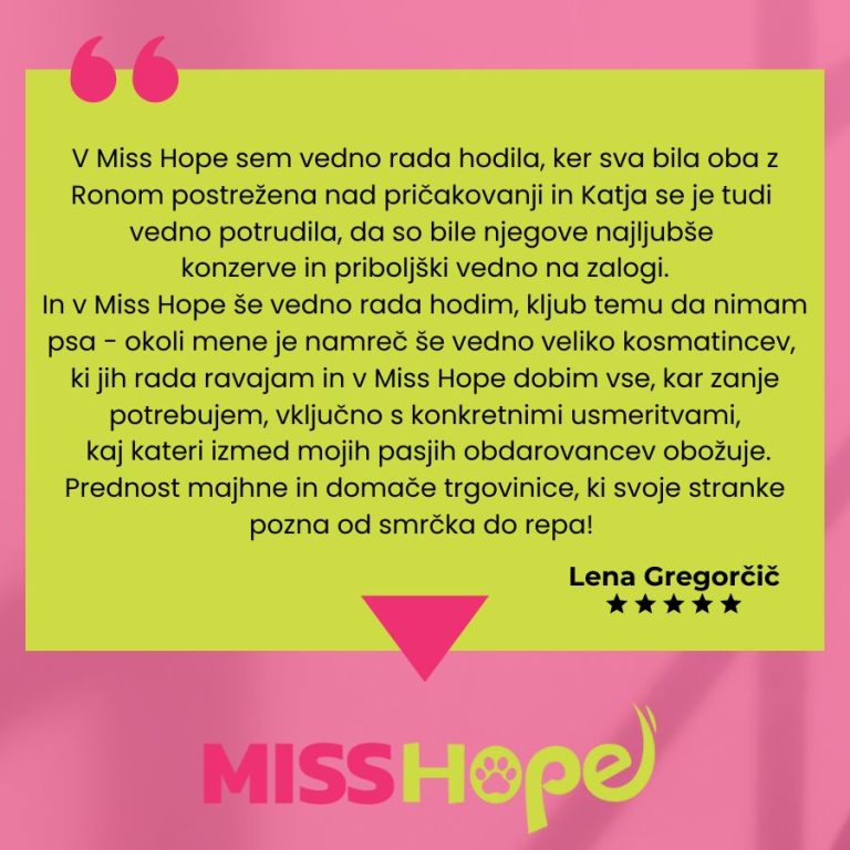 mnenja miss hope