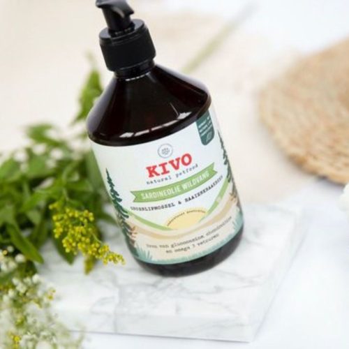 KIVO sardinino olje z zelenoustno školjko in  hrustancem morskega psa 500ml - Image 2