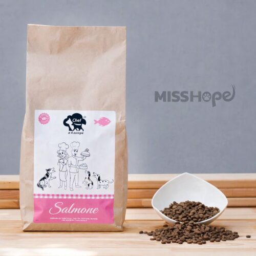 Hrana za pse – Briketi Chef a 4 Zampe MINI losos